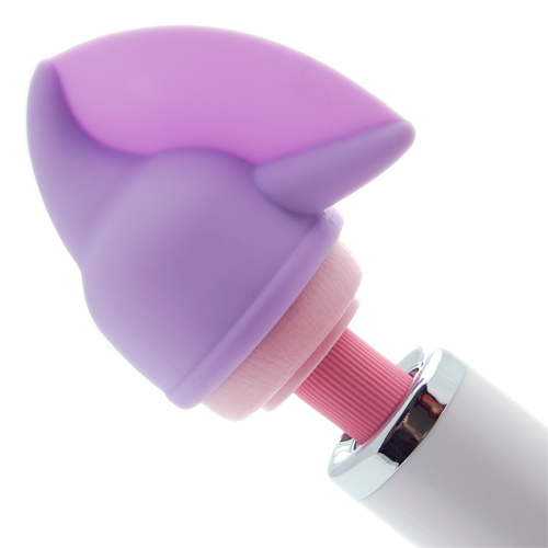 The XR Wand Essentials Flutter Tip Silicone Attachment from Forbidden Passion