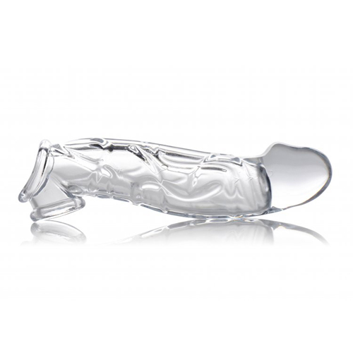 The Size Matters 2 Inch Clear Penis Extender Sleeve from Forbidden Passion