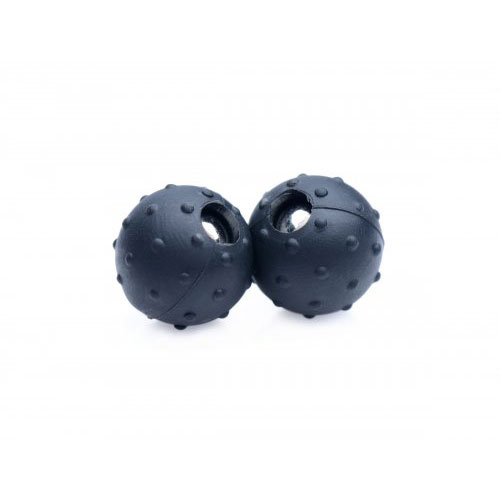 The Master Series Dragons Orbs Nubbed Silicone Magnetic Balls from Forbidden Passion