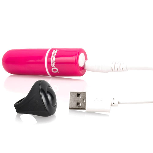 The Screaming O Charged Vooom Pink Remote Control Bullet Vibe from Forbidden Passion