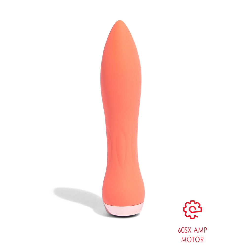 The Nu Sensuelle Silicone 60SX AMP Bullet Orange from Forbidden Passion