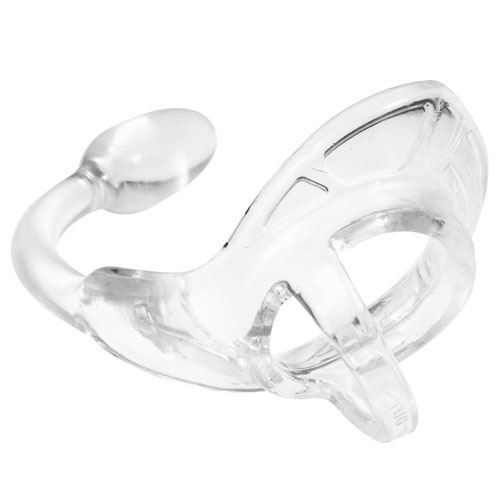 The Perfect Fit Armour Tug Lock Clear Small from Forbidden Passion