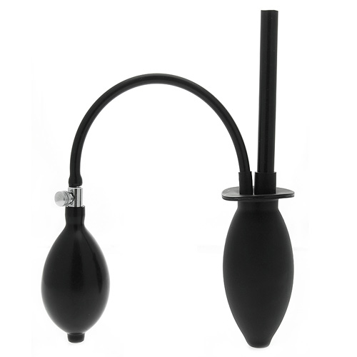The Clean Stream Inflatable Enema Plug from Forbidden Passion