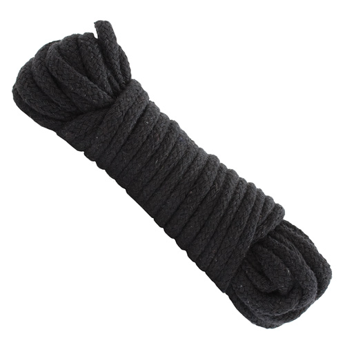 The Japanese Style Bondage Rope In Black from Forbidden Passion