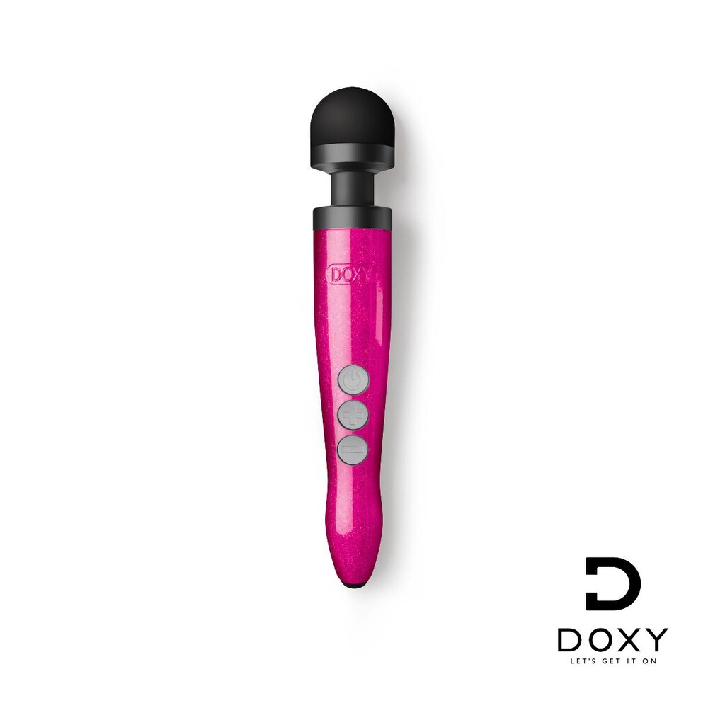 The Doxy Die Cast Wand Rechargeable HOT PINK from Forbidden Passion