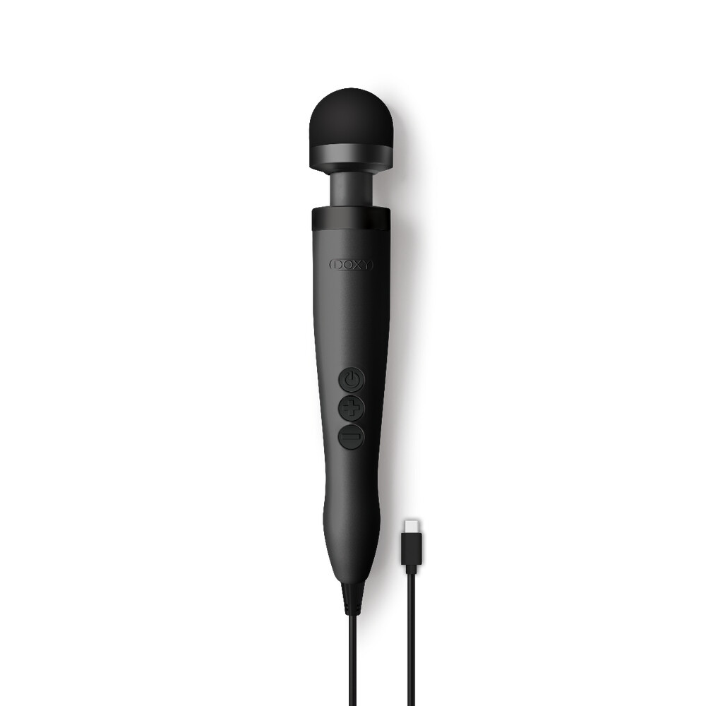 The Doxy Wand 3 Black USB Powered from Forbidden Passion