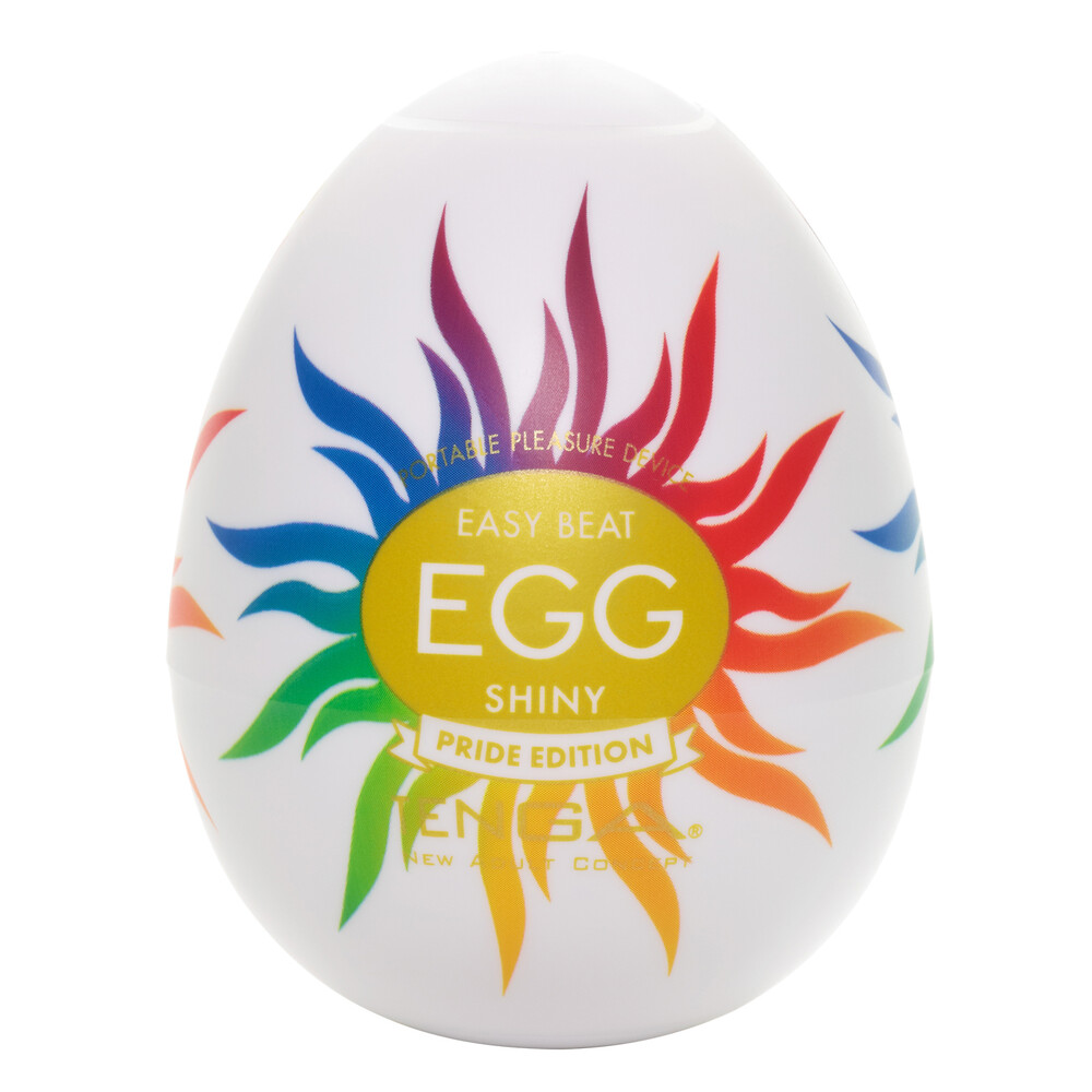 The Tenga Shiny Pride Edition Egg Masturbator from Forbidden Passion