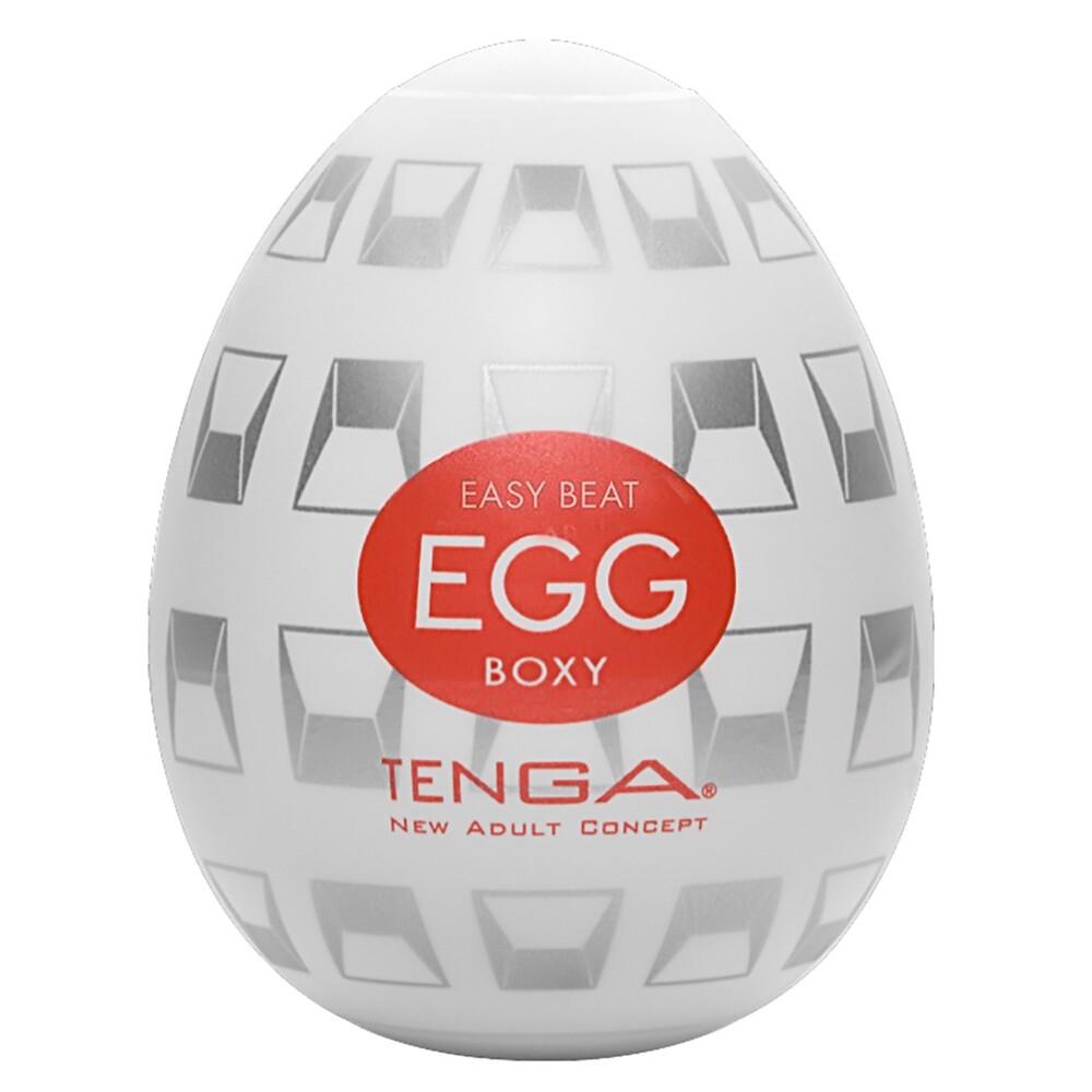 The Tenga Boxy Egg Masturbator from Forbidden Passion