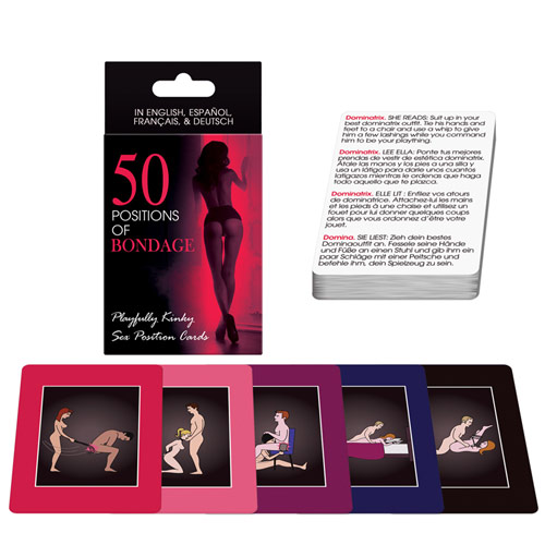 The 50 Positions Of Bondage Sex Position Cards from Forbidden Passion