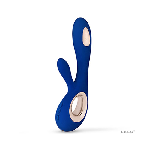 The Lelo Soraya Wave Dual Action Vibrator Midnight Blue from Forbidden Passion