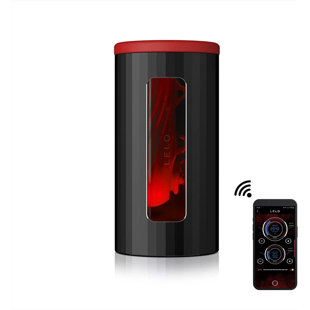 The Lelo F1S V2X Masturbator Red from Forbidden Passion