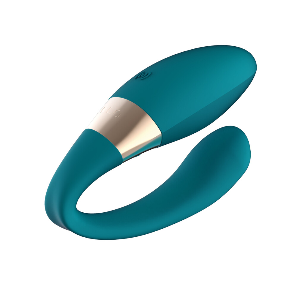 The Lelo Tiani Duo Couples Massager Ocean Blue from Forbidden Passion