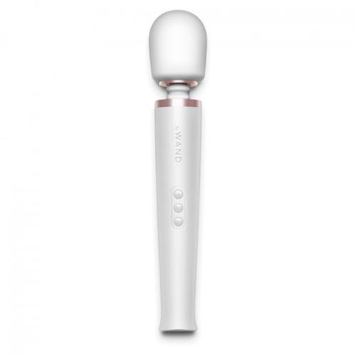 The Le Wand Rechargeable White Massager from Forbidden Passion