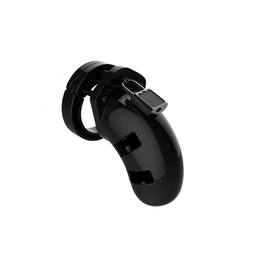 The Man Cage 01 Male 3.5 Inch Black Chastity Cage from Forbidden Passion