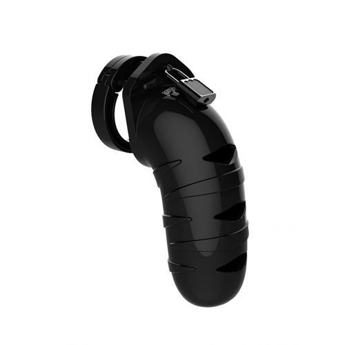 The Man Cage 05 Male 5.5 Inch Black Chastity Cage from Forbidden Passion