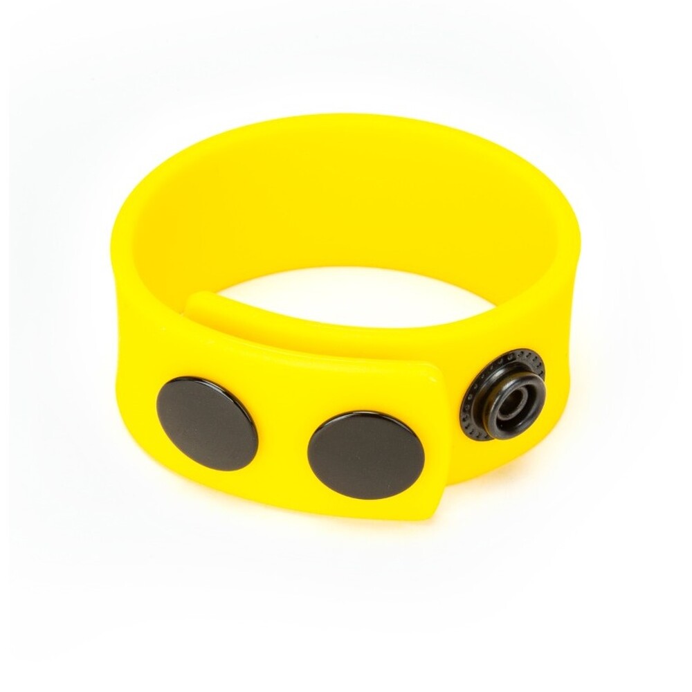 The Me You Us Cock Strap Yellow Silicone from Forbidden Passion