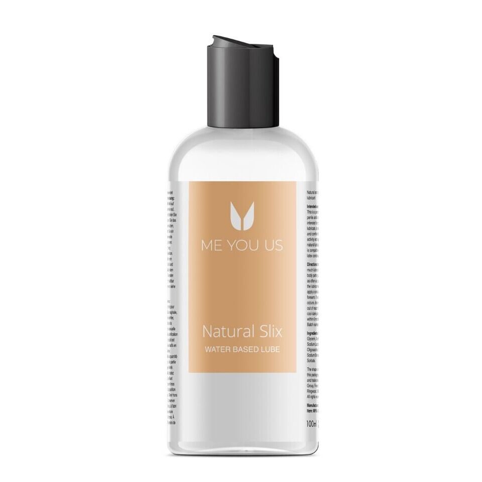 The Me You Us Natural Slix Water Based Lube 100ml from Forbidden Passion