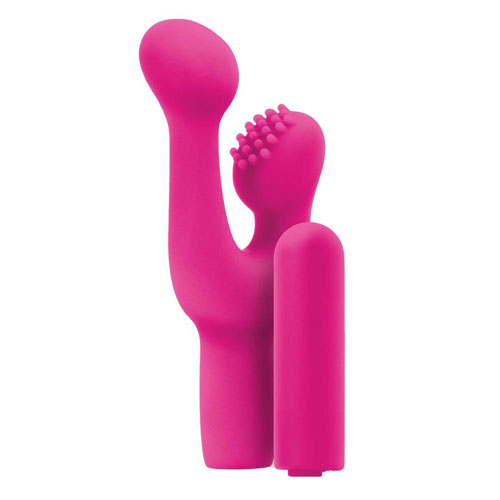 The INYA Pink Finger Fun Rechargeable Clitoral Stimulator from Forbidden Passion