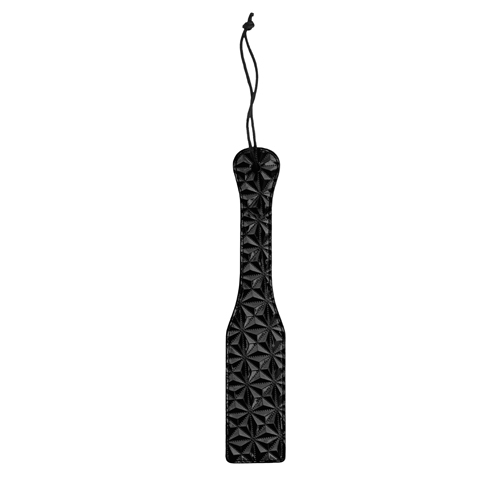 The Ouch Black Luxury Paddle from Forbidden Passion