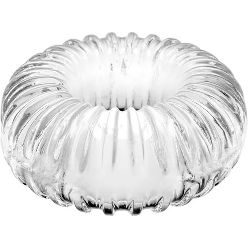 The Perfect Fit Ribbed Ring Clear from Forbidden Passion