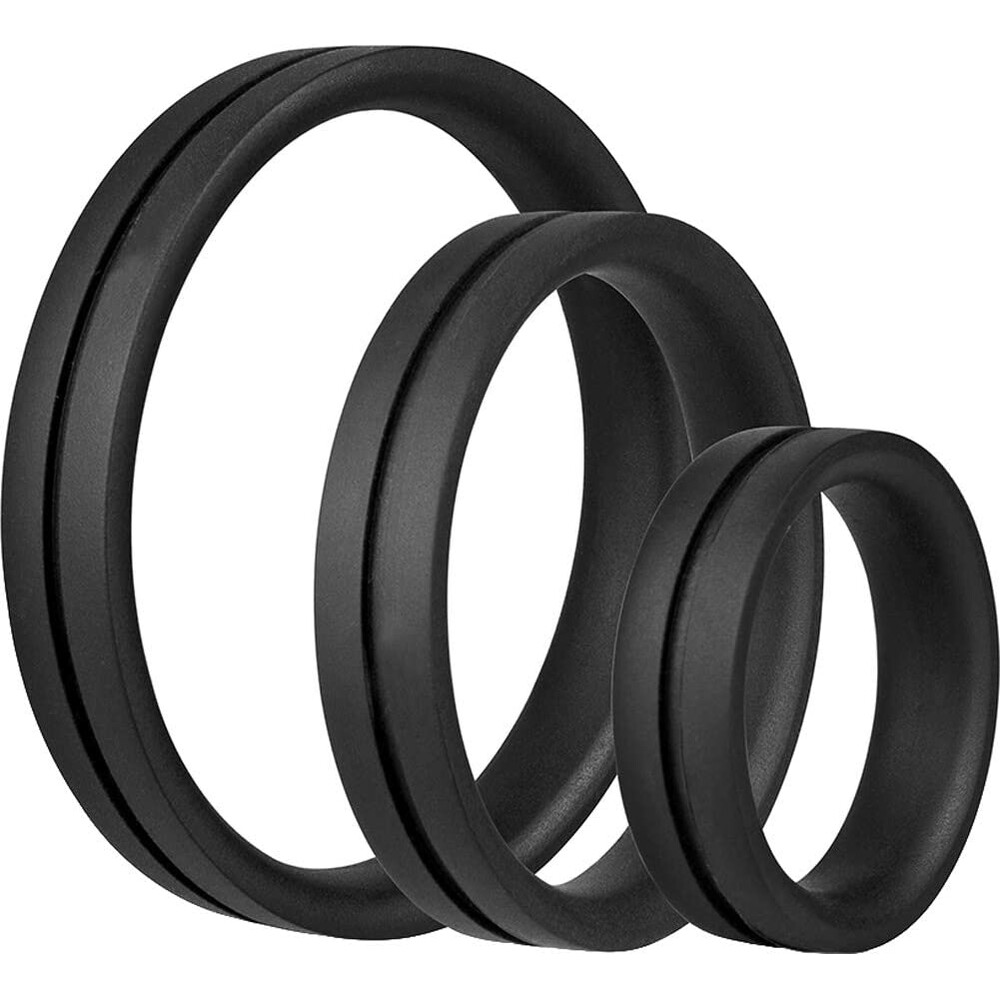 The Screaming O RingO Pro X3 Cock Rings Black from Forbidden Passion