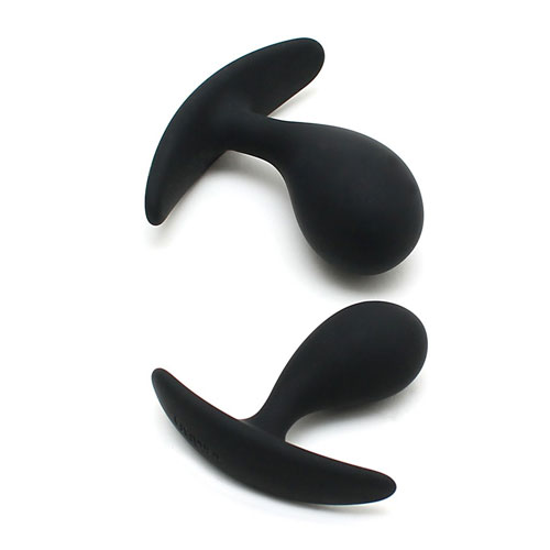 The Copenhagen Black Duo Anal Plug Set from Forbidden Passion