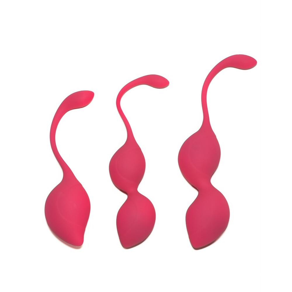 The Rimba Geneva Kegal Ball Training Set Pink from Forbidden Passion