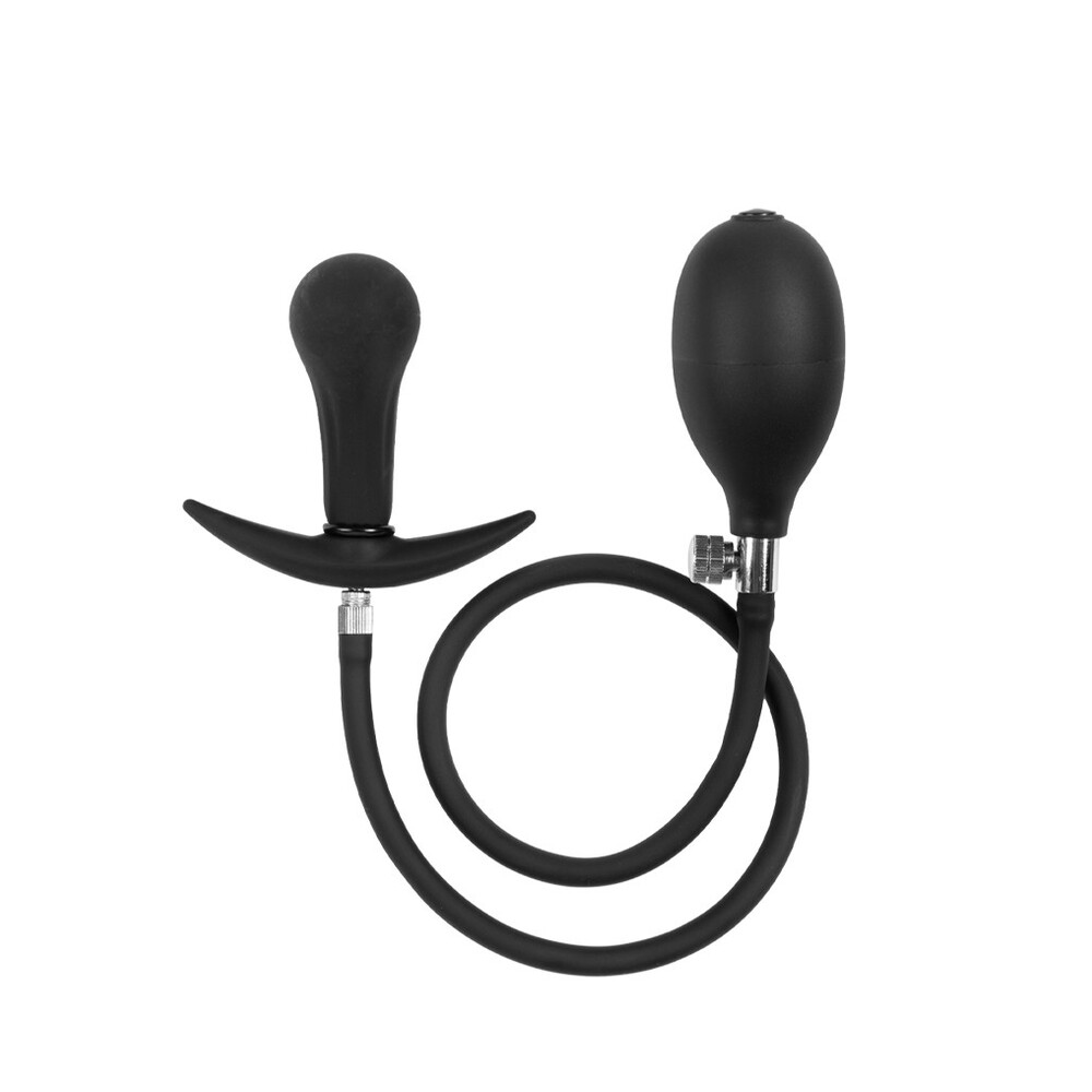 The Rimba Latex Play Inflatable Anal Plug from Forbidden Passion