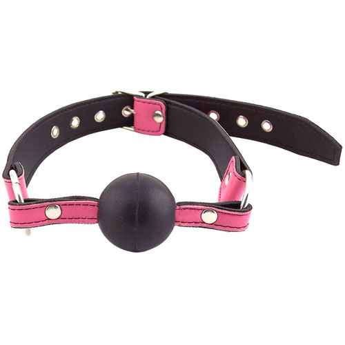 The Rouge Garments Ball Gag Pink from Forbidden Passion