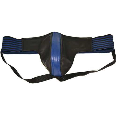 The Rouge Garments Jock Black And Blue from Forbidden Passion