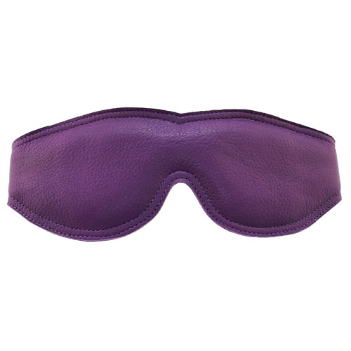 The Rouge Garments Large Purple Padded Blindfold from Forbidden Passion