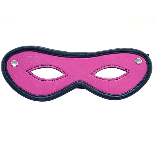 The Rouge Garments Open Eye Mask Pink from Forbidden Passion
