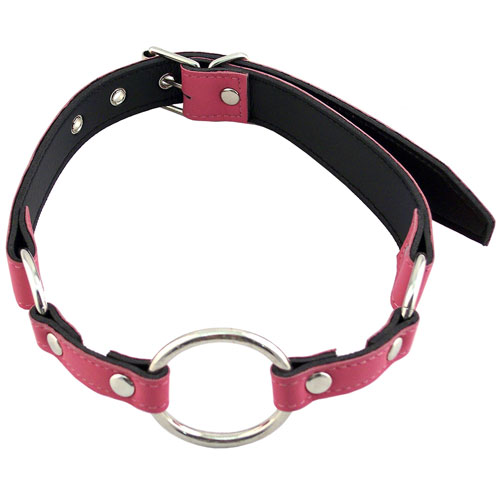The Rouge Garments O Ring Gag Pink from Forbidden Passion