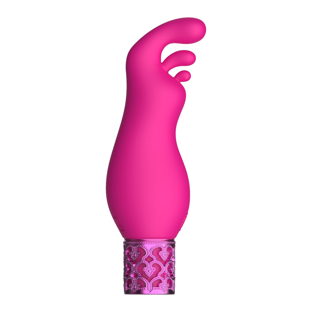 The Royal Gems Exquisite Rechargeable Silicone Bullet Pink from Forbidden Passion