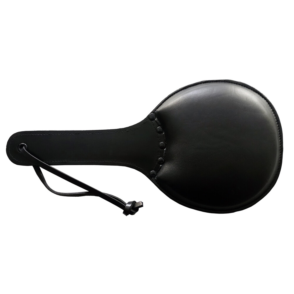 The Rouge Leather Padded Ping Pong Paddle from Forbidden Passion