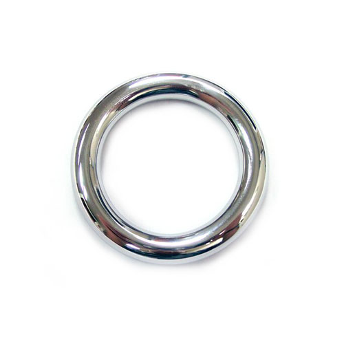 The Rouge Stainless Steel Round Cock Ring 45mm from Forbidden Passion
