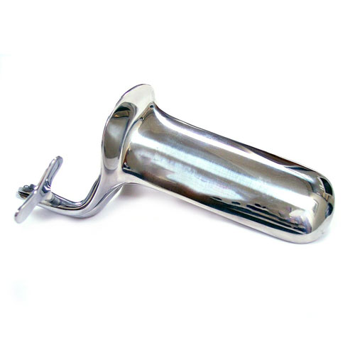 The Rouge Stainless Steel Speculum Large from Forbidden Passion