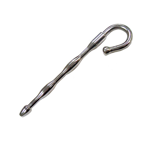 The Rouge Stainless Steel Wave Urethral Plug from Forbidden Passion