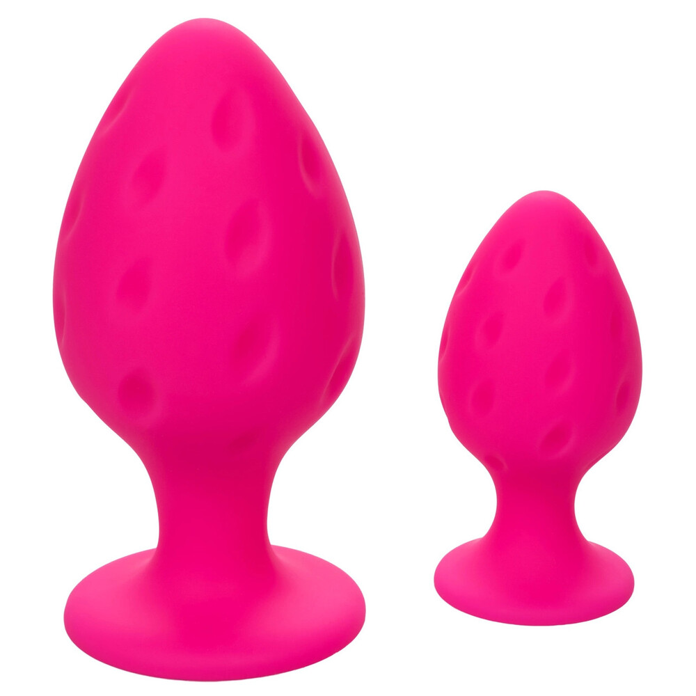 The Cheeky Butt Plug Duo Pink from Forbidden Passion