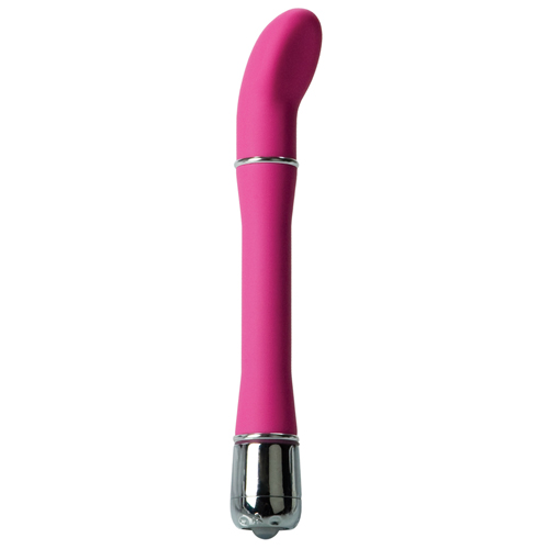 The Lulu Satin Scoop Mini Vibrator from Forbidden Passion