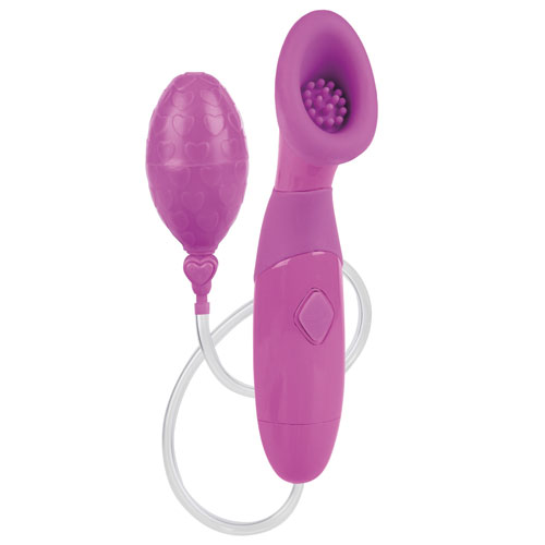 The Waterproof Silicone Clitoral Pump Pink from Forbidden Passion