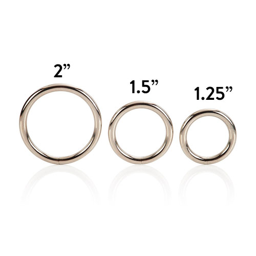 The 3 Piece Silver Ring Set from Forbidden Passion
