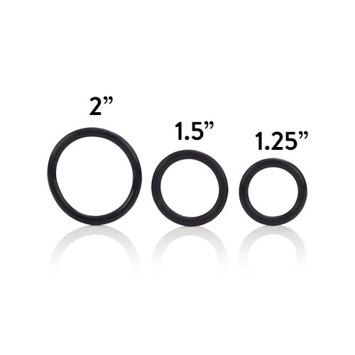 The 3 Piece Rubber Ring Set from Forbidden Passion