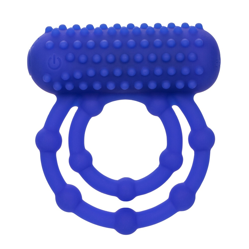 The 10 Bead Maximus Rechargeable Cock Ring from Forbidden Passion
