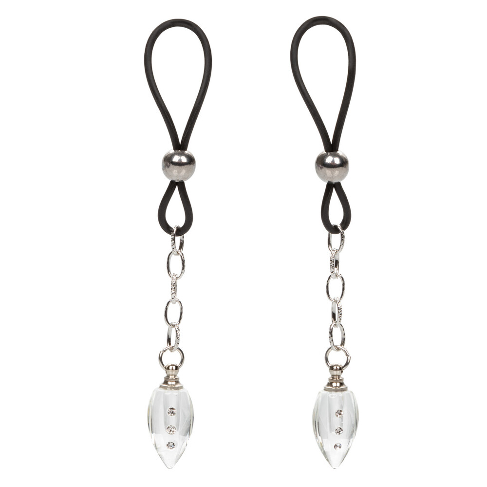 The Nipple Play NonPiercing Nipple Jewellery Crystal Teardrop from Forbidden Passion