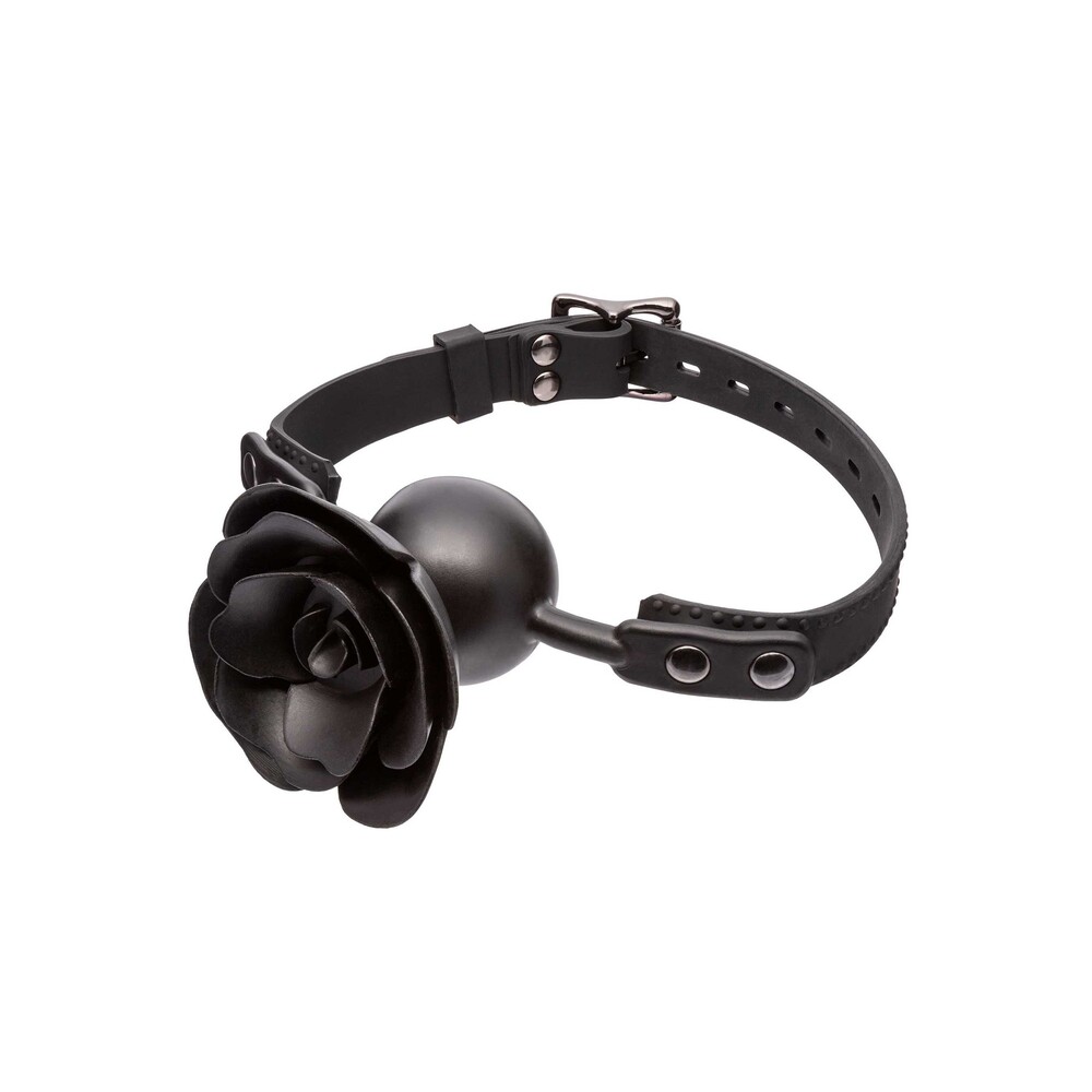 The CalExotics Forbidden Removable Rose Gag from Forbidden Passion