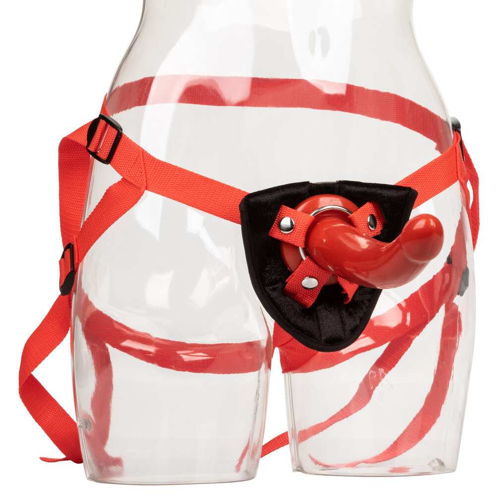 The Sophias Red Rider Strap On Dildo from Forbidden Passion