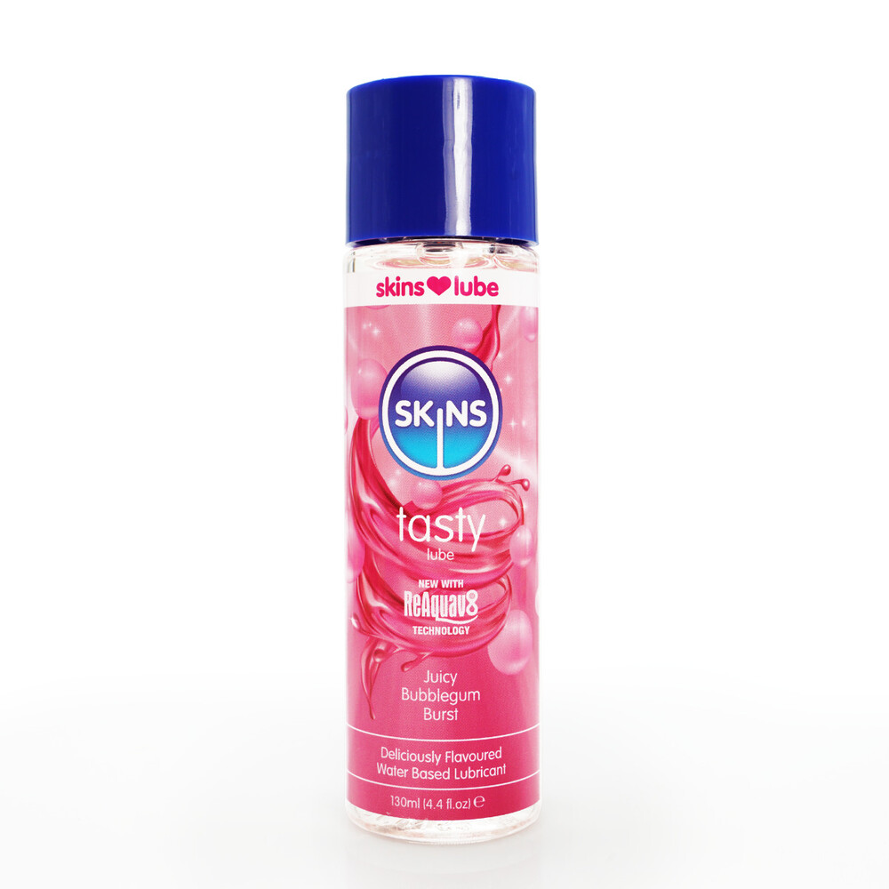 The Skins Juicy Bubblegum Blast Waterbased Lubricant 130ml from Forbidden Passion