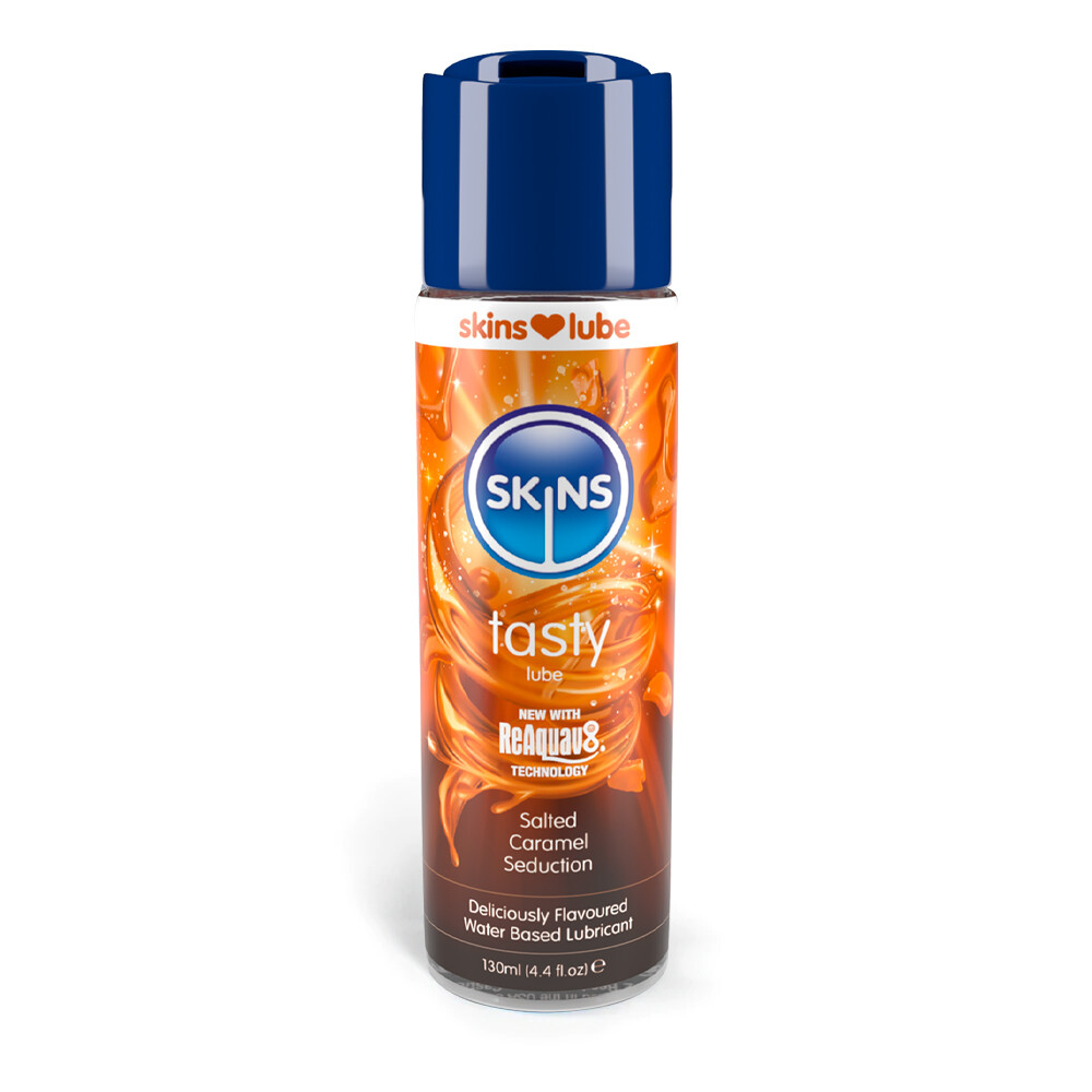 The Skins Salted Caramel Seduction Waterbased Lubricant 130ml from Forbidden Passion