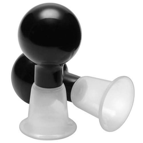 The Size Matters See Thru Nipple Booster Pumps from Forbidden Passion